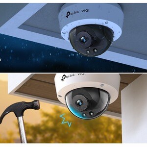 TP-Link VIGI C240I 4 Megapixel Netzwerkkamera - Farbe - Kuppel - 30 m Infrarot Nachtsicht - H.265+, H.265, H.264, H.264+ -