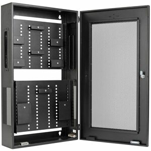 Tripp Lite series SmartRack SRWF6UMOD Cable Organizer - Black Powder Coat - Structured Wiring Enclosure - 3U Rack Height -