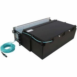 Tripp Lite series N48M-24M8L4-10Network Patch Panel - Aqua - 96 x Duplex - 3U High - 19" Wide - Rack-mountable