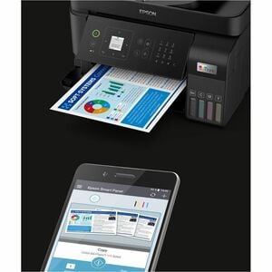 Impresora de inyección de tinta multifunción Epson L5590 Con cable e inalámbrico EcoTank - Color - Copiadora/Fax/Impresora