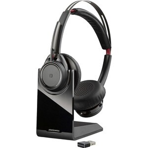 Plantronics Voyager Focus UC B825 Wireless Over-the-head Stereo Headset - Binaural - Supra-aural - Bluetooth