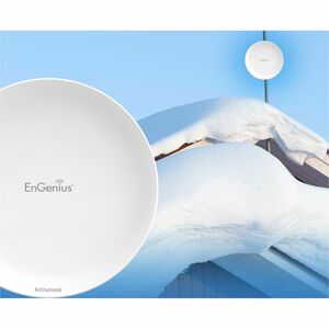 EnGenius EnStation 6 Single Band Wi-Fi 6 IEEE 802.11 a/b/g/n/ac/ax/e 1.17 Gbit/s Wireless Bridge - Outdoor - 5 GHz - Inter