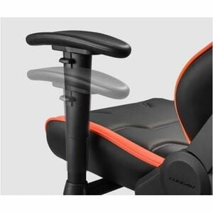 Sillón de Juego COUGAR Armor Elite CGR-ELI - Cuero PVC, Acero - Naranja, Negro