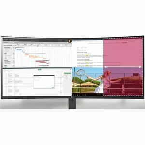 LG Ultrawide 34WR50QC-B 34" Class UW-QHD Curved Screen Gaming LCD Monitor - 21:9 - Black - 86.4 cm (34") Viewable - Vertic