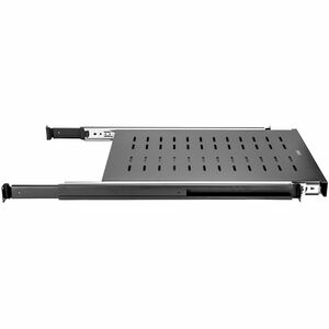 Rocstor 19" Adjustable Sliding Server Rack Cabinet Shelf - For Server, Data Center - 1U Rack Height x 19" Rack Width - Rac