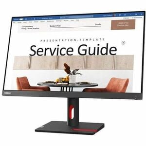 Monitor LED Lenovo ThinkVision S24i-30 24.0" (61.0cm) Class Full HD - 16:9 - Negro oscuro - 23.8" (60.5cm) Viewable - Tecn