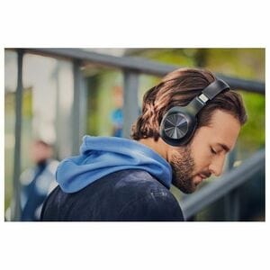 Panasonic RB-HX220B Wireless Over-the-ear Stereo Headset - Black - Binaural - Ear-cup - Bluetooth