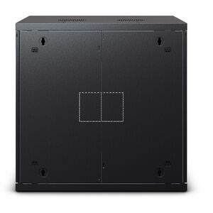 CyberPower CR12U61003 Wall Mount Enclosure - For Switch, Patch Panel - 12U Rack Height - Wall Mountable - Black - Metal - 