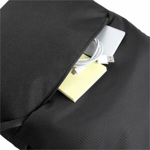 V7 Eco-Friendly Estojo de transporte (Mochila) para 39.6 cm (15.6") para 40.6 cm (16") Notebook - Preto - Alça de ombro - 