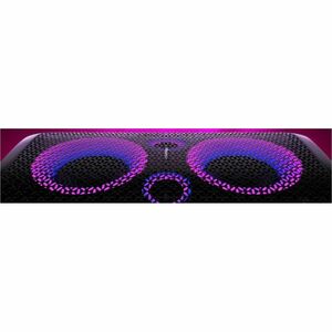 Hisense Party Rocker One HP100 2.0 Pórtatil Bluetooth Sistema de Altavoces - 300W RMS - Negro, Verde - 40Hz a 20kHz - Bate