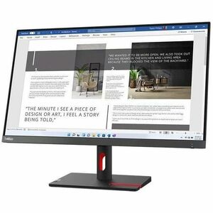Lenovo ThinkVision S27i-30 27" Class Full HD LED Monitor - 16:9 - Storm Grey - 68.6 cm (27") Viewable - In-plane Switching
