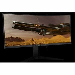 Monitor LED da gioco TUF VG34VQL3A 863,6 mm (34") Class UW-QHD Schermo curvo - 21:9 - Nero - 86,4 cm (34") Viewable - Vert