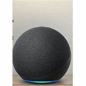 Amazon Echo Dot (4th generation) Bluetooth Smart Speaker - Alexa Supported - Black - Wireless LAN - 1 Pack