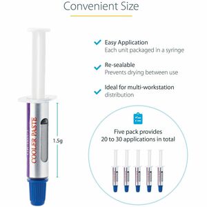 Thermal Paste High PerformancePack of 5 Syringes RoHS