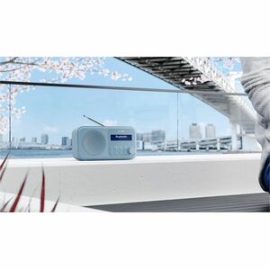 Sharp Tuner - Tragbar, Desktop - Blau - 20 x FM, 20 x DAB, 20 x DAB/DAB+ - LED Display - Kabellos - Bluetooth - USB - Kopf