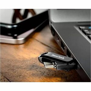 SanDisk Ultra Dual Drive Go 256 GB USB 3.1 (Gen 1) Type C, USB 3.1 (Gen 1) Type A Flash Drive - 150 MB/s Read Speed - 5 Ye