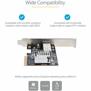 SFP+ Card 10 Gbps - Fiber Copper  DAC - Open SFP+