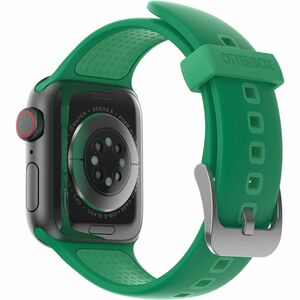 OtterBox Adjustable Smartwatch Band - Buckle Attachment - Green Juice - Silicone, Stainless Steel