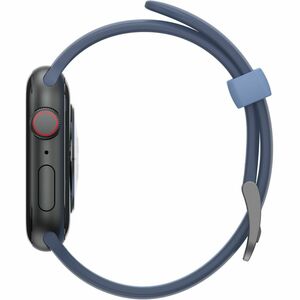 OtterBox Adjustable Smartwatch Band - Buckle Attachment - Baby Blue Jeans - Silicone, Stainless Steel