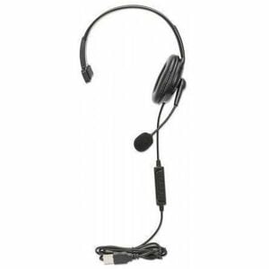 Auriculares Manhattan Cableado Sobre la cabeza Mono - Negro - Monaural - Circumaural - 32Ohm - 20Hz a 20kHz - 200cm Cable 