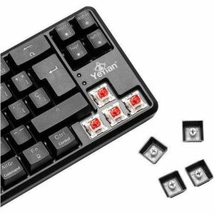 Yeyian Akil YTM-28209R Teclado gaming - Con cable/Inalámbrico Conectividad - USB Tipo A Interfaz - RGB LED - Español - QWE