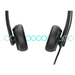 Yealink UH34 Lite Headset - Stereo - USB Type C, Mini-phone (3.5mm) - Wired - 32 Ohm - 20 Hz to 20 kHz - Over-the-head - B