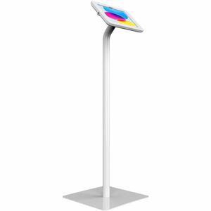 The Joy Factory Elevate II Floor Stand Kiosk for iPad 10.9-inch 10th Gen (White) - Up to 10.90" Screen Support - 46" Heigh