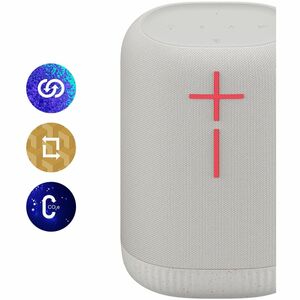 Ultimate Ears EPICBOOM Portable Bluetooth Speaker System - White - Near Field Communication - Battery Rechargeable