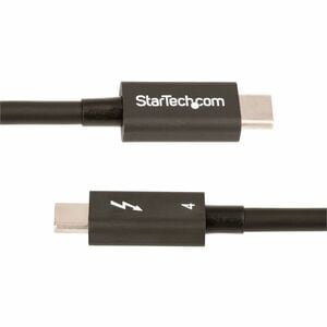 StarTech.com 1.6ft/50cm Thunderbolt 4 Cable, 40Gbps, 100W PD, 4K/8K Video, Intel-Certified, Compatible w/Thunderbolt 3/USB
