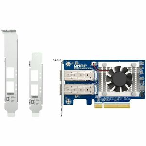 Carte 25Gigabit Ethernet pour Ordinateur, Server, Station de travail - QNAP QXG-25G2SF-E810 - 25GBase-X - SFP28 - Carte En