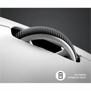 Logitech G PRO X Superlight 2 Gaming Mouse - Radio Frequency - USB 2.0 - Opto-mechanical - White - Wireless - 2.40 GHz - R