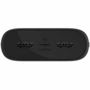 Belkin Stromspeicher - Schwarz - für USB Typ C Gerät, USB Typ A Gerät - 20000 mAh - Schwarz