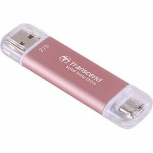 Transcend ESD310 2 TB Portable Solid State Drive - External - Pink - Desktop PC, Notebook, Gaming Console, Tablet, Smartph