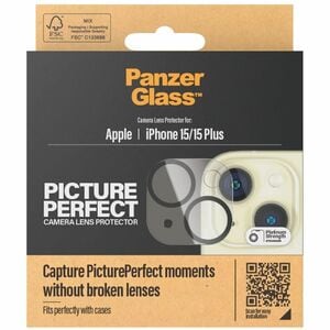 PanzerGlass ® PicturePerfect Camera Lens Protector iPhone 15 | 15 Plus. Brand compatibility: Apple, Compatibility: Apple -