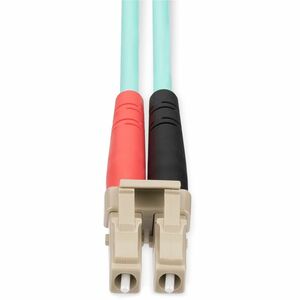StarTech.com 25m (82ft) LC/UPC to LC/UPC OM4 Multimode Fiber Optic Cable, 50/125µm, 100G, Low Insertion Loss, LSZH Fiber J