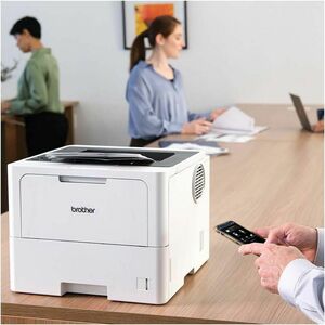 Brother HL-L6210DW Desktop Wired/Wireless Laser Printer - Monochrome - 50 ppm Mono - 1200 x 1200 dpi class - Automatic Dup