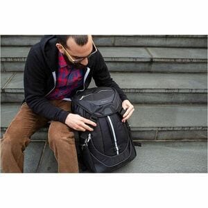 Targus Voyager II TSB953GL Carrying Case Rugged (Backpack) for 43.94 cm (17.30") Notebook - Black - Shock Absorbing, Rain 