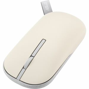 Asus Marshmallow MD100-OM-GTL Mouse - Bluetooth/Radio Frequency - Optical - Oat Milk, Green Tea Latte - Wireless - 2.40 GH
