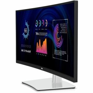 Dell P3424WE 34 Zoll Class UW-QHD Gekrümmter Bildschirm LED-Monitor - 21:9 Format - Schwarz, Silber - 86,6 cm (34,1 Zoll) 