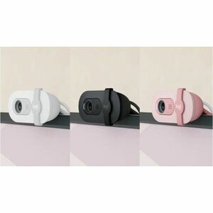Logitech BRIO 100 Webcam - 2 Megapixel - 30 fps - Off White - USB Type A - Full HD - 1920 x 1080 Video - Fixed Focus - 58°