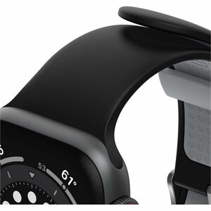 OtterBox Adjustable Smartwatch Band - Buckle Attachment - Pavement - Silicon, Stainless Steel