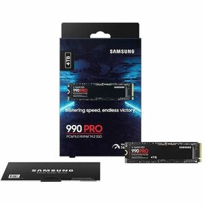 Samsung 990 PRO 4 TB Solid State Drive - M.2 2280 Internal - PCI Express NVMe (PCI Express 4.0 x4) - Gaming Console Device