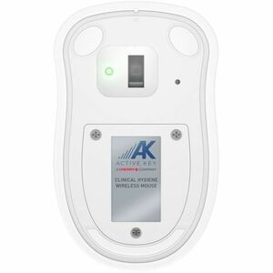 Active Key Mouse - Radio Frequency - USB Type A - Optical - White - Wireless - 10.06 m - 2.40 GHz - 1000 dpi - 2 x AAA Bat
