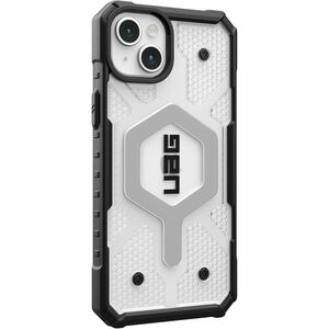 Urban Armor Gear Pathfinder Clear iPhone 15 Plus Case - Ice - For Apple iPhone 15 Plus Smartphone - Hex Pattern - Ice - Im
