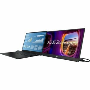 Monitor LED Asus ZenScreen MB17AHG 431,8 mm (17") Class Full HD - 16:9 - Nero - 43,9 cm (17,3") Viewable - Tecnologia In-p