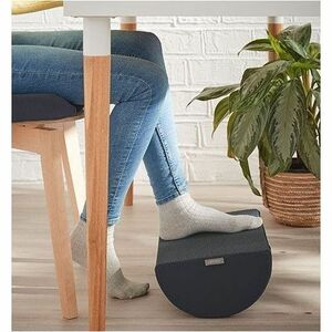 Leitz Ergo Footrest - Velvet Gray - Fabric
