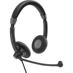 EPOS IMPACT SC 75 USB MS Wired On-ear Stereo Headset - Black - Binaural - Noise Cancelling, Uni-directional, Condenser, El