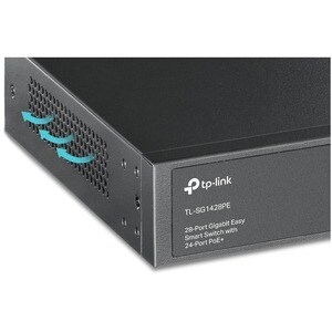 TP-Link EasySmart TL-SG1428PE 28 Puertos Gestionable Conmutador Ethernet - 2 Capa compatible - Modular - 2 Ranuras SFP - 2