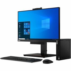 Lenovo ThinkCentre M75q Gen 2 11JN0098US Desktop Computer - AMD Ryzen 7 PRO 5750GE - 32 GB - 512 GB PCI Express NVMe SSD -