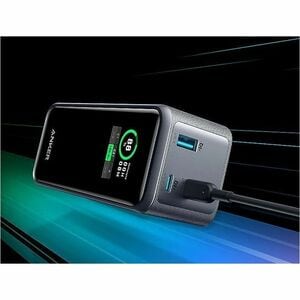 ANKER Prime 20,000mAh Power Bank (200W) - For iPhone, Smartphone, MacBook Air, AirPod - 20000 mAh - 3 x USB - Black